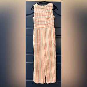 Vineyard Vines Pink and Blue Striped Jumpsuit